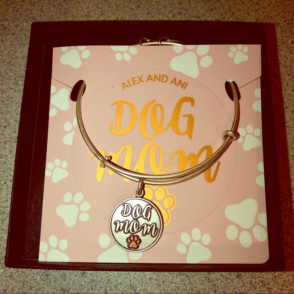 Alex and Ani Dog Mom bracelet
